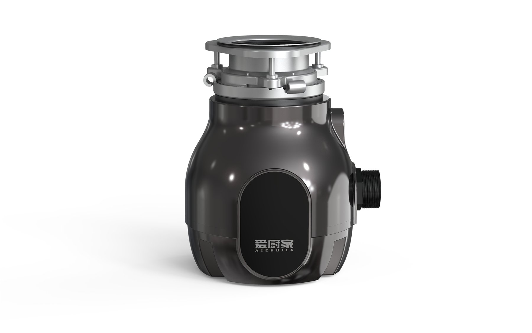爱厨家智能厨余垃圾处理器 黑钛款